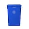 Alpine Industries 23 Gallon Blue Slim Recycle Bin ALP477-R-BLU  - alternate 8